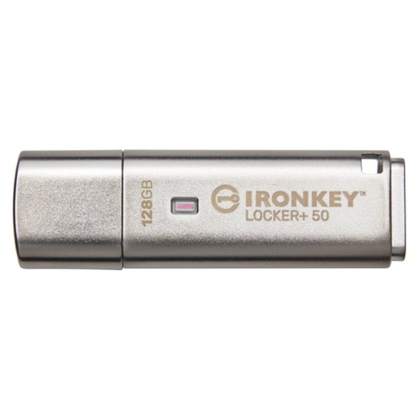 KINGSTON 128GB IKLP50 AES USB w/256bit Encryption