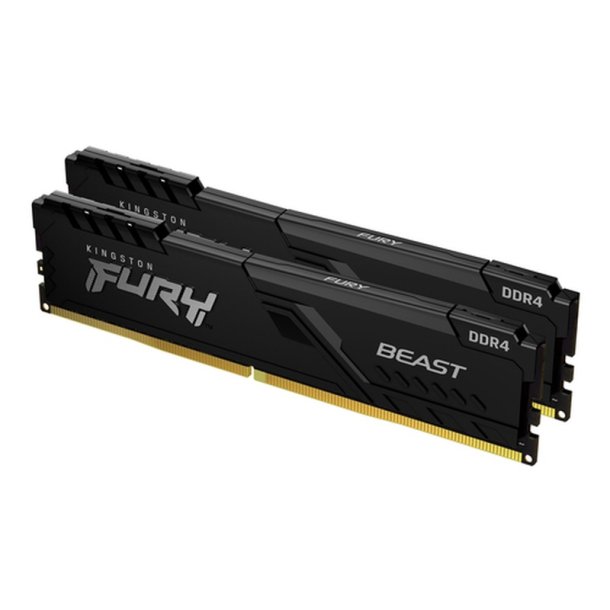 KINGSTON 32GB 3200MHz DDR4 CL16 DIMM Kit of 2 1Gx8 FURY Beast Black