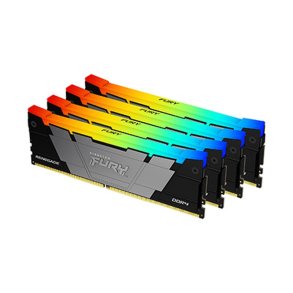 KINGSTON 64GB 3200MT/s DDR4 CL16 DIMM Kit of 4 1Gx8 FURY Renegade RGB