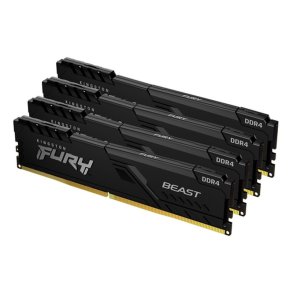 KINGSTON 32GB 3600MHz DDR4 CL17 DIMM Kit of 4 FURY Beast Black