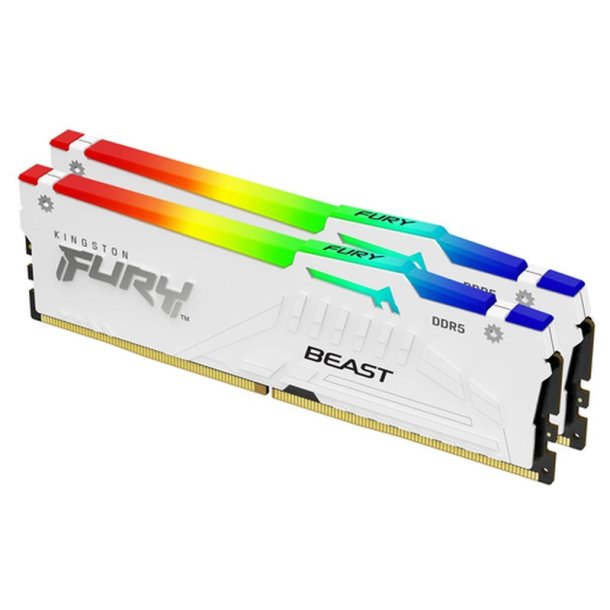 KINGSTON FURY Beast 32GB DIMM 5600MT/s DDR5 CL36 Kit of 2 White RGB EXPO
