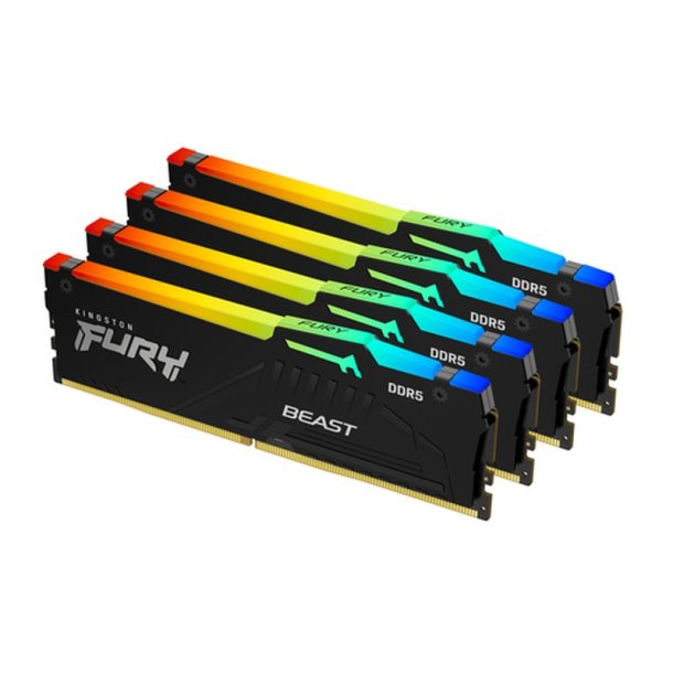 KINGSTON FURY Beast 128GB 5600MT/s DDR5 CL40 DIMM Kit of 4 RGB XMP