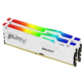KINGSTON FURY Beast 32GB DIMM 5600MT/s DDR5 CL40 Kit of 2 White RGB XMP