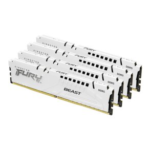 KINGSTON FURY Beast 128GB 5600MT/s DDR5 CL40 DIMM Kit of 4 White XMP