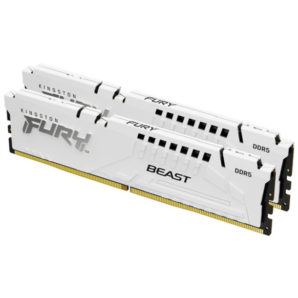 KINGSTON 64GB 6400MT/s DDR5 CL32 DIMM Kit of 2 FURY Beast White XMP