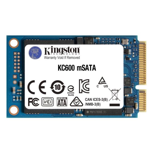 Kingston Technology Intern Solid State Drev - 512 GB - mSATA - Serial ATA III