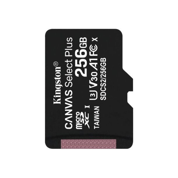 KINGSTON 256GB microSDXC - Canvas SelectPlus - uden adapter