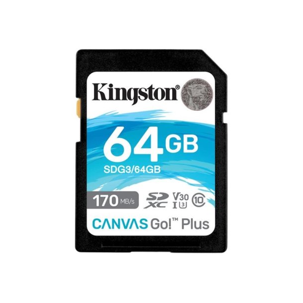 KINGSTON 64GB SDXC - Canvas Go Plus 170R