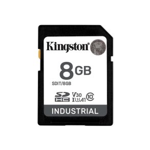 KINGSTON 8GB SDHC Industrial -40C to 85C C10 UHS-I U3 V30 A1 pSLC