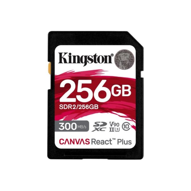 KINGSTON 256GB SDXC - Canvas React Plus