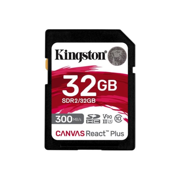 KINGSTON 32GB SDHC - Canvas React Plus