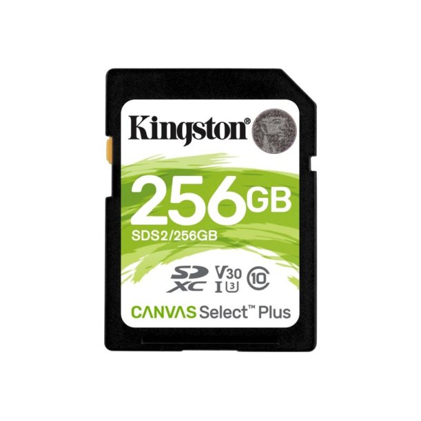 KINGSTON 256GB SDXC - Canvas Select Plus