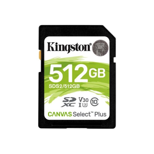 KINGSTON 512GB SDXC - Canvas Select Plus