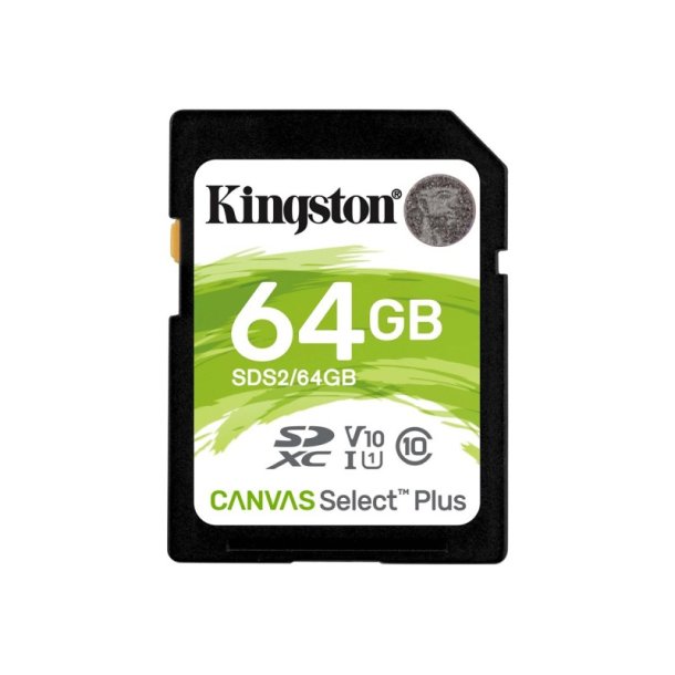 KINGSTON 64GB SDXC - Canvas Select Plus