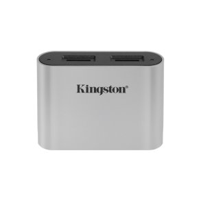 KINGSTON USB3.2 Gen1 Workflow Dual-Slot microSDHC/SDXC UHS-II Card Reader