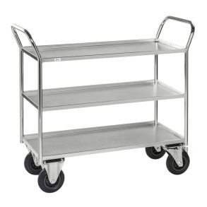 Kongamek bordvogn KM4134 - 3 hylder - S�lv