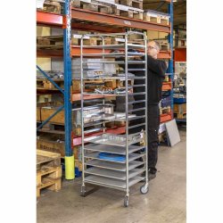 Kongamek bakkevogn KM160 - til 18 bakker - slv - med bremse