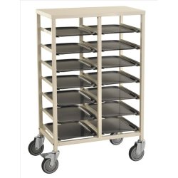 Kongamek bakker 400 x 300 mm i brun til bakkevogn KM882-14 - 5 pak