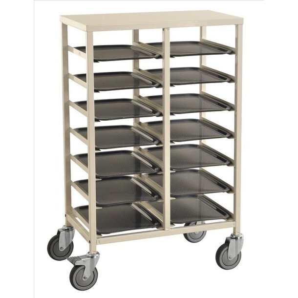 Kongamek bakker 400 x 300 mm i brun til bakkevogn KM882-14 - 5 pak