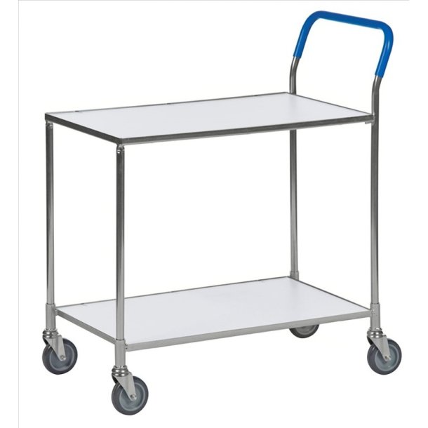 Kongamek bordvogn KM1720-1 - 2 hylder - hvid