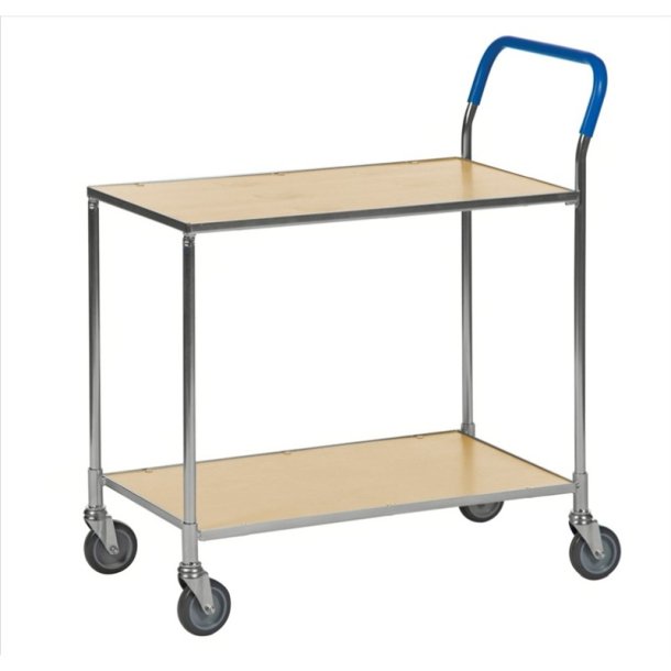 Kongamek bordvogn KM1720-1 - 2 hylder - birk