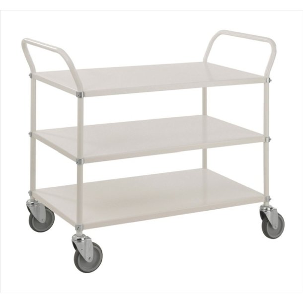 Kongamek bordvogn KM4106 - 3 hylder - hvid