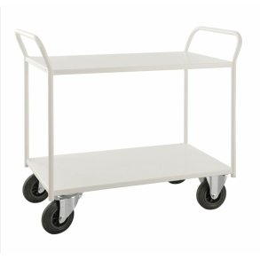 Kongamek bordvogn KM4126 - 2 hylder - hvid