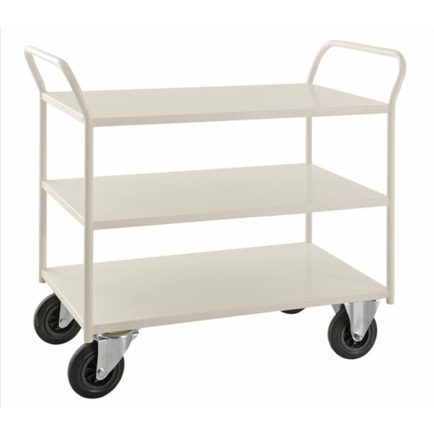 Kongamek bordvogn KM4127 - 3 hylder - hvid