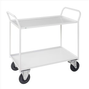 Kongamek bordvogn KM4133 - 2 hylder - hvid