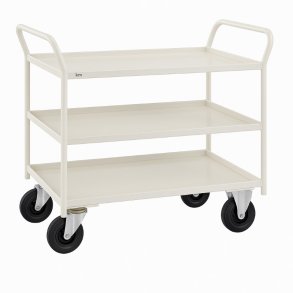Kongamek bordvogn KM4134 - 3 hylder - hvid