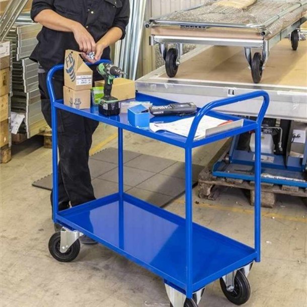 Kongamek bordvogn KM4175B - 2 hylder - bl