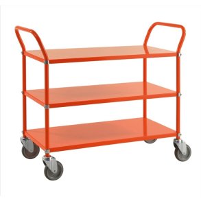Kongamek bordvogn KM6106 - 3 hylder - orange