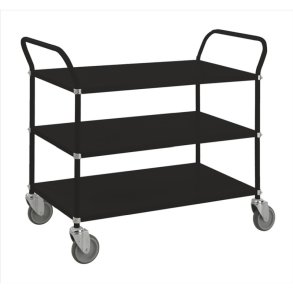 Kongamek bordvogn KM8106 - 3 hylder - sort