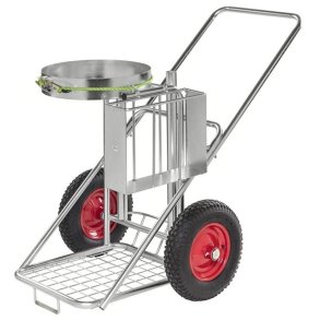 Kongamek gadefejervogn - Luftgummihjul - galvaniseret