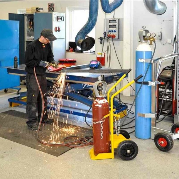 Kongamek Gasflaskevogn til 2x20L (200mm) gasflasker - 150 kg