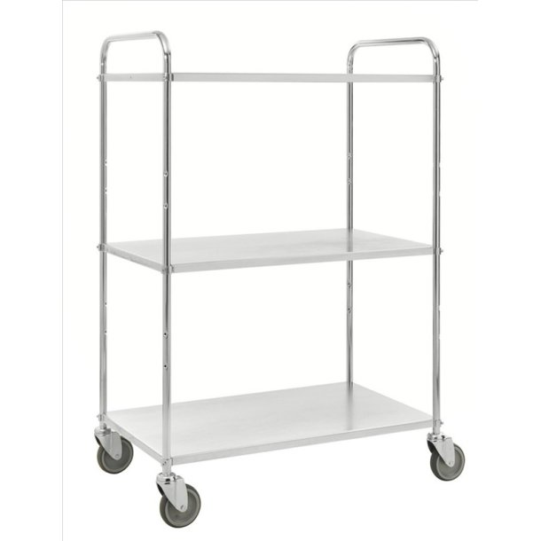 Kongamek hyldevogn KM4123 - hj slv med 3 hylder