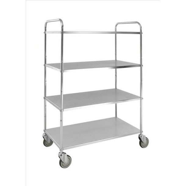 Kongamek hyldevogn KM4125 - hj slv med 4 hylder og bremse