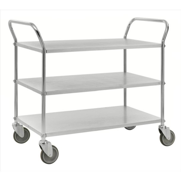 Kongamek hyldevogn KM4148 - lav slv med 3 hylder