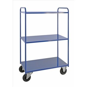 Kongamek hyldevogn KM4149 - h�j bl� med 3 hylder