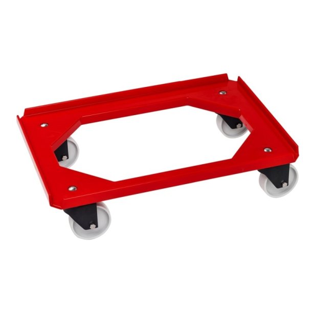 Kongamek kassevogn stl 250 kg - til 600x400mm kasser - Rd