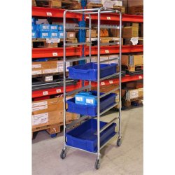 Kongamek plukvogn KM164 - hj slv til 8 kasser