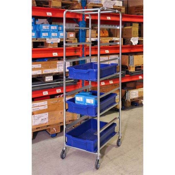 Kongamek plukvogn KM164 - hj slv til 8 kasser