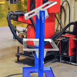 Kongamek plukvogn KM167-3E - bl/slv til 6 kasser - med bremse