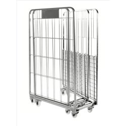 Kongamek rullecontainer - stl - 2 sider - 400kg