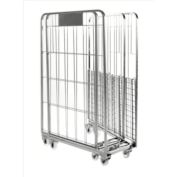 Kongamek rullecontainer - stl - 2 sider - 400kg