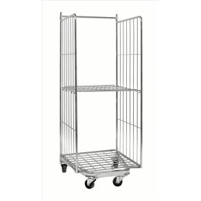 Kongamek rullecontainer - stl - 2 sider - 400kg