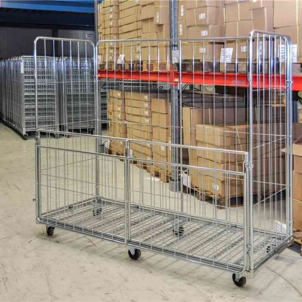 Kongamek rullecontainer - stl - 4 sider - 400kg