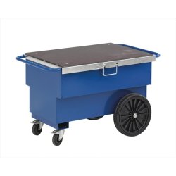 Kongamek Vrktjsvogn KM9199 - lasteevne 400kg - 290 Liter - bl - Pulverlakeret