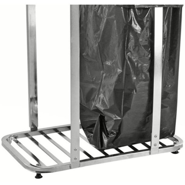 Kongamek affaldsstativ - 4 hjul til 2x125 Liters skke - Laster 75kg