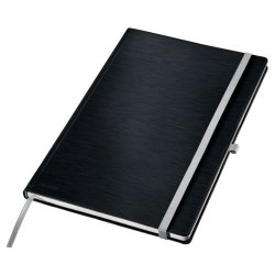 Leitz Style Notesbog A4 - linieret - hardcover sort - 80 ark - 100g